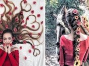 Длинноволосая красавица покорила Интернет роскошными волосами (Фото) 