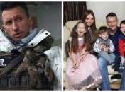 Сергій Стаховський з дітьми та колишньою дружиною