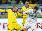 Сборная Украины обыграла Словению в первом стыковом матче отбора на Евро-2016