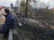 ГСЧС: Спасатели контролируют очаги тления в Чернобыле