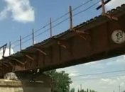 Восстановлен мост, взорванный террористами в Запорожской области