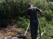 На Полтавщине ликвидировали торфяной пожар