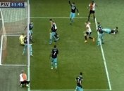 Вратарь бессмысленным автоголом похоронил надежды своей команды на титул (Видео)