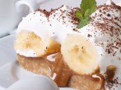 Изумительный банановый пирог на сковороде