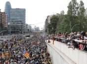 Колонны протестующих заблокировали въезд в Барселону (Фото)