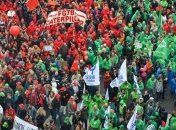 В Брюсселе проходит 100-тысячная акция протеста