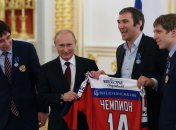 Владимир Путин и Александр Овечкин