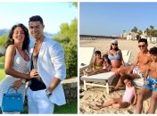 Криштиану Роналду с семьей