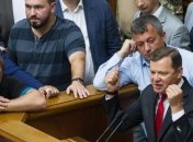 "Радикальная партия" и "Батькивщина" огласили сидячую забастовку