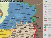 Карта АТО на востоке Украины (31 июля)