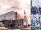 Завораживающие инфракрасные снимки постапокалиптической Припяти (Фото)