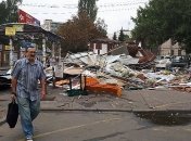 В Киеве демонтировали целый торговый ряд