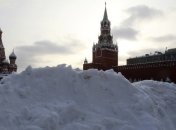 Москву засыпало снегом 