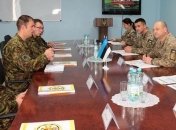 Состоялся рабочий визит Сил Обороны Эстонии в Украину