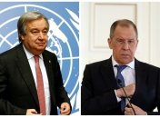 Антоніу Гутерріш та сергій лавров