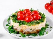 Салат получается вкусным и пикантным