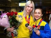 Женская сборная Украины по боксу торжественно вернулась домой с ЧМ-2018