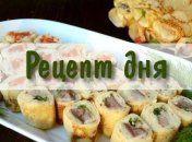 Рецепт дня: Вкусные роллы из блинчиков