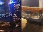 В Одессе пьяный водитель влетел сразу в две машины: подробности (фото)