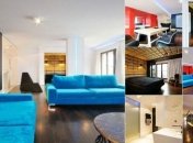 Интерьер современной квартиры с использованием контрастных цветов