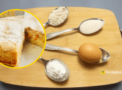 Рецепт пирога "4 ложки" легко запомнить