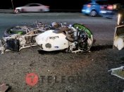 МотоДТП на выезде из Киева