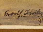 Картину Гитлера продали за 75 центов на рынке в Нидерландах