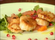 Салат из морских гребешков