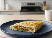 Омлет з тунцем