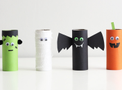 Поделки к Хэллоуину своими руками для детей из разных материалов