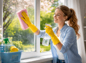 Как помыть окна без разводов