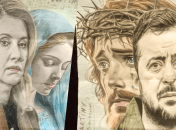 Рисунки с Владимиром Зеленским