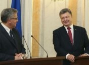 Встреча Порошенко и Коморовского: итоги