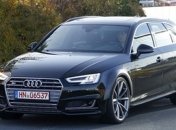 "Заряженный" Audi RS4 Avant заметили на тестах