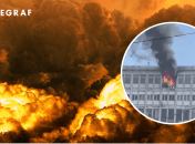 В Киеве произошел пожар