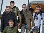 В Берлин прилетели освобожденные в Славянске военные наблюдатели ОБСЕ