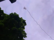 У небі можна було побачити слід від збиття однієї із цілей