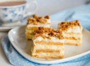 Бананово-шоколадний торт без випічки