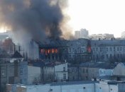 В центре Одессе масштабный пожар: проводится эвакуация, есть пострадавшие 