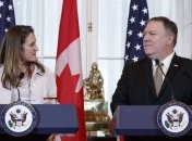 Помпео и Фриланд сделали совместное заявление по агрессии РФ в Керченском проливе