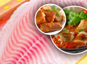 Пикантный хек под кисло-сладким соусом