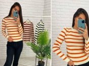 Оверсайз в полоску — тренд зимы-2022