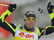 Биатлон. Сборная Франции - победитель мужской эстафеты