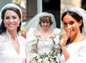 Кейт Миддлтон, принцесса Диана и Меган Маркл