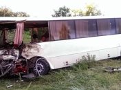 В Лисичанске произошло ДТП с участием КАМАЗа и автобуса