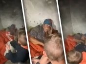 Безпритульна жінка, яка постраждала