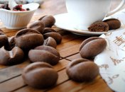 Шикарное печенье в виде кофейных зерен