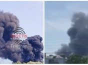 У Бєлгородській області після вибухів над містом підіймається дим