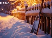 Краще не очищати сніг ввечері (зображення створено за допомогою ШІ)