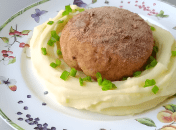 Куриные котлеты с грибной начинкой